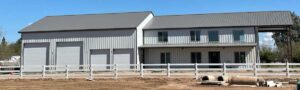 Two story barndo by Gable Steel