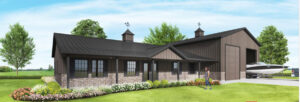 Morton Buildings Ranch Home: Branson II Layout