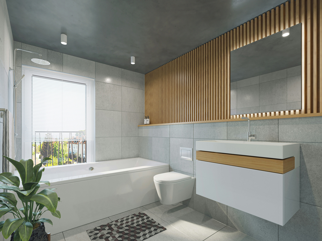 Creating a Modern Bath for Your Barndo