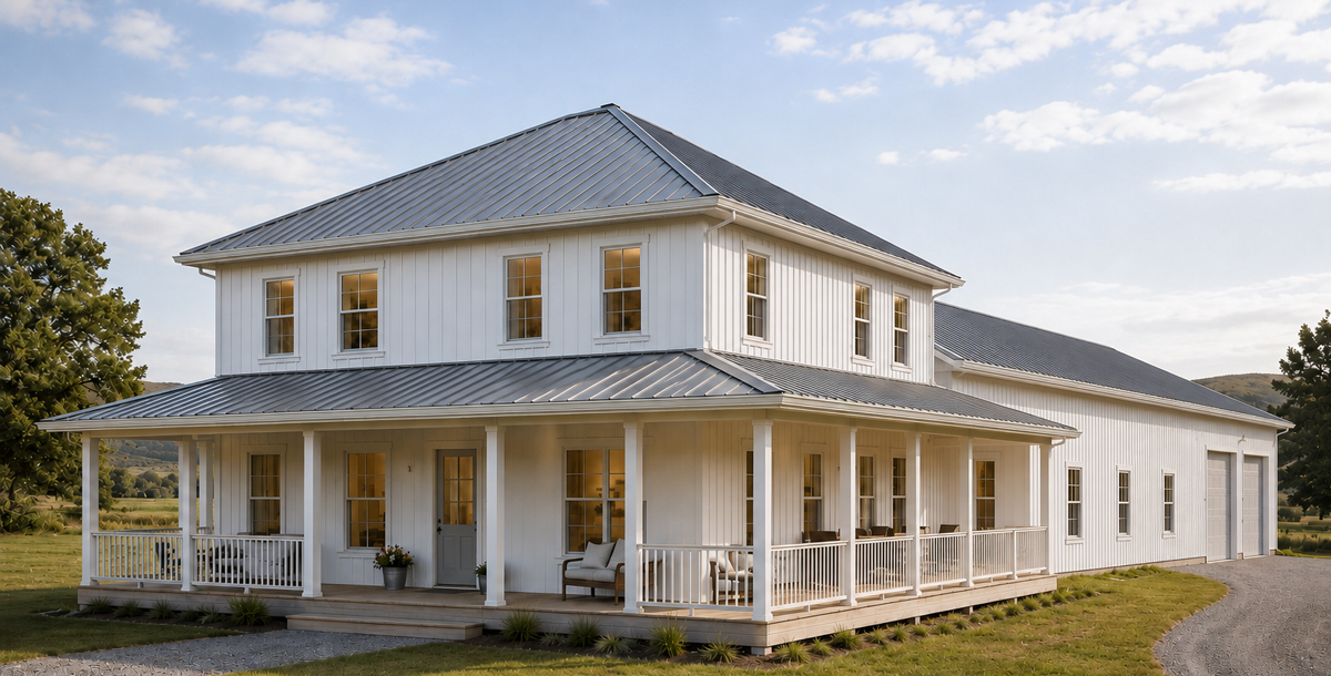Choosing Your Barndominium Roof: Shape, System, and Ceiling Design